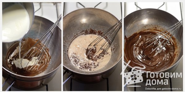 Взбитый шоколадный крем-ганаш фото к рецепту 3